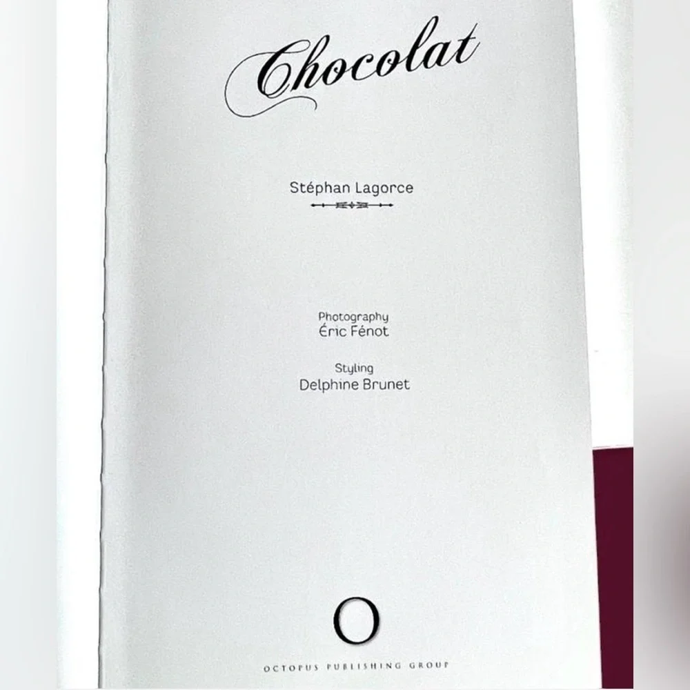 Chocolat by Stéphan Lagorce Cookbook Recipes Coffee Table Book 14x17 Large
